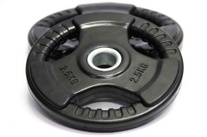 Gravity D Black Rubber Coated Plate, Diameter 30mm, 2,5 kg Gravity D Black Rubber Coated Plate, Diameter 30mm, 2,5 kg