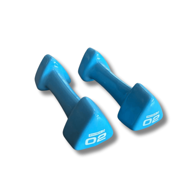 2kg Studio Vinyl Handweight Pair - Blue