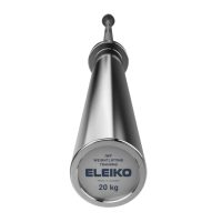Eleiko IWF Weightlifting Training Bar - 20 kg, men Eleiko IWF Weightlifting Training Bar - 20 kg, men