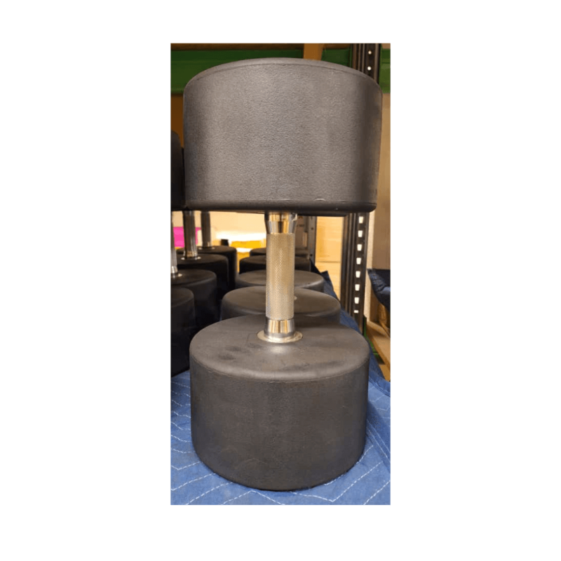 Solid Steel Rubber Dumbell Set 52-60kg (10gb / 560kg)