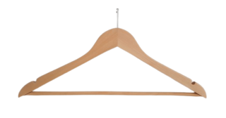 Koka pakaramais ar sistēmu "antizaglis" Taisns, 45 cm Koka pakaramais ar sistēmu "antizaglis" Taisns, 45 cm