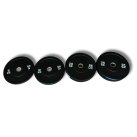Gravity R Black Rubber bumper plate