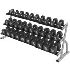 Life Fitness 3-Tier Saddle Dumbbell Rack (Long)