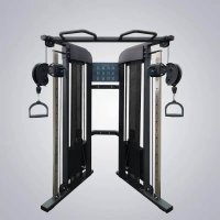 DHZ Fitness HOME Cable Cross functional gym, frame pearlblack / silver, weights 2x80 kg DHZ Fitness HOME Cable Cross functional gym, frame pearlblack / silver, weights 2x80 kg