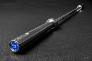 THE ESSENTIALS - MAN TRAINING BAR - 86" Zinc Plated Man Olympic Bar - Bushings - 220 cm. - 28 mm. -  THE ESSENTIALS - MAN TRAINING BAR - 86" Zinc Plated Man Olympic Bar - Bushings - 220 cm. - 28 mm. -