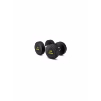 ZVO Solid Steel Rubber Dumbbells, pairs ZVO Solid Steel Rubber Dumbbells, pairs